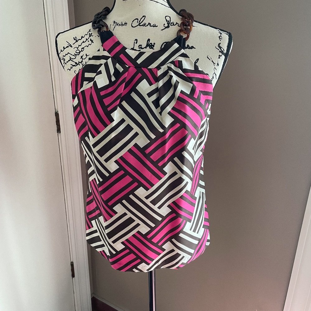 MILLY silk halter